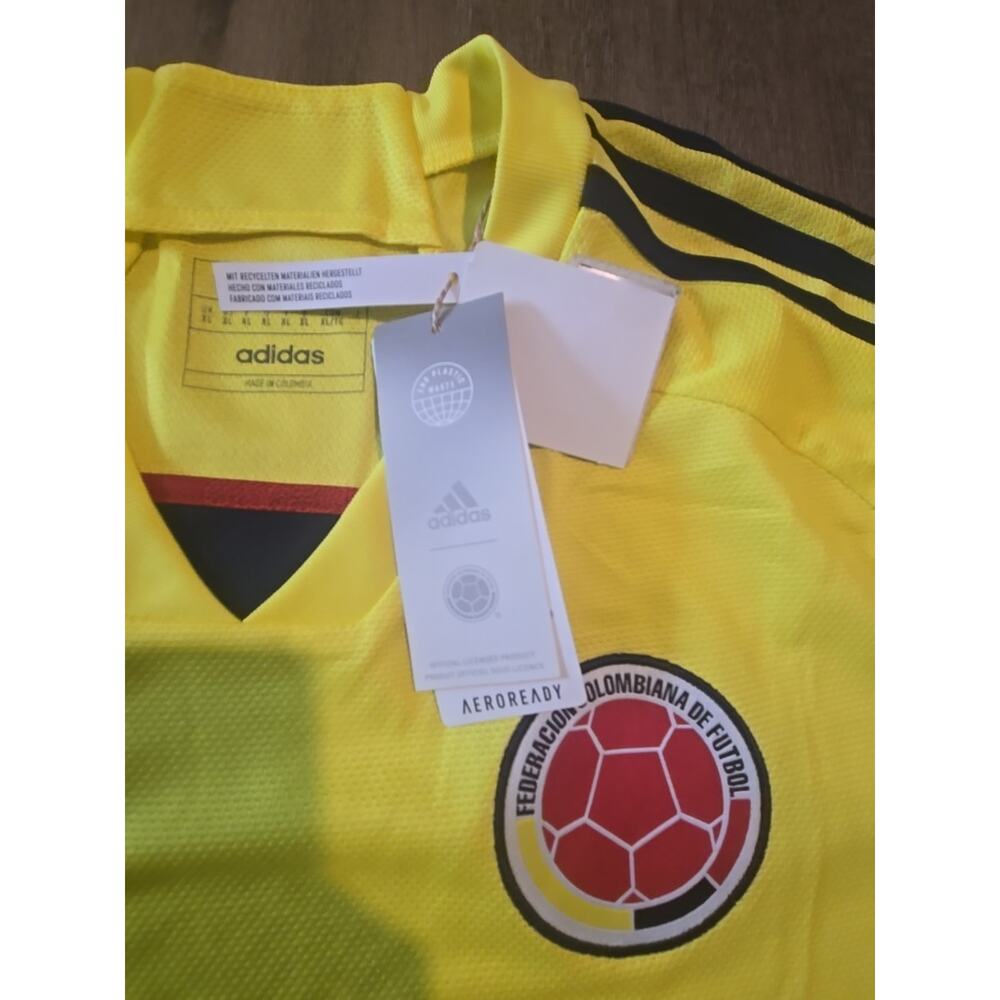 Adidas 2022 Colombia National Team Home Soccer Jersey Size XL Playera Camiseta - Picture 6 of 11